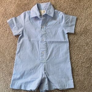 Sir John blue gingham Jon Jon